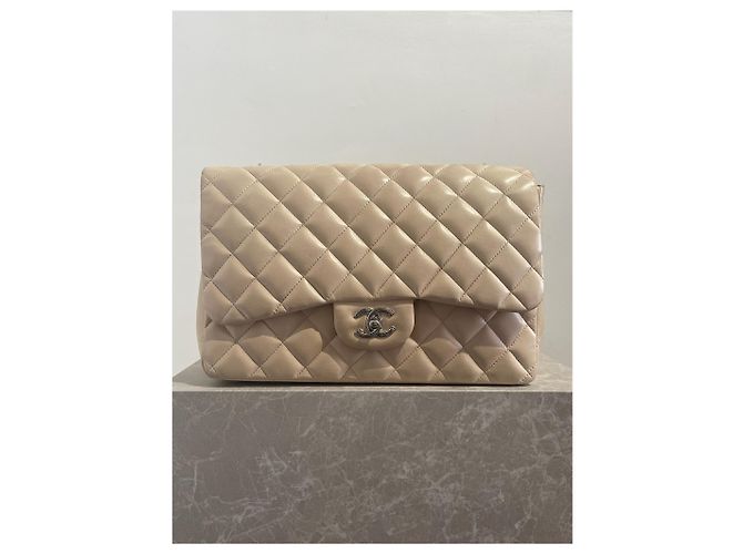 Classique Sac Chanel Timeless beige - vue 2