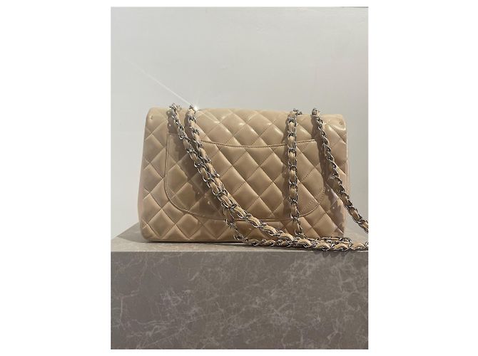 Classique Sac Chanel Timeless beige - vue 3