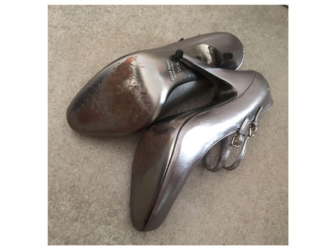 Décolleté Miu Miu argento T.36,5 - vista 5