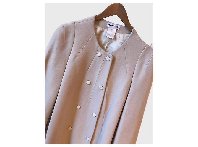 Sonia Rykiel Mantel beige Gr. 38 - Ansicht 2
