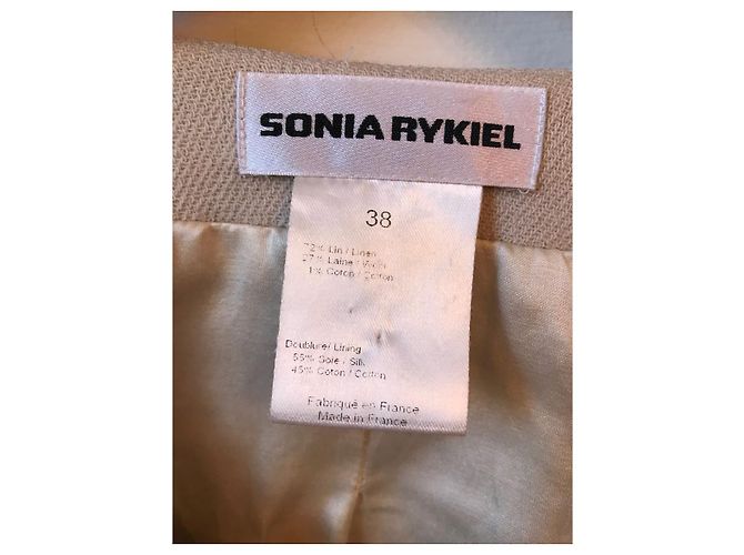Sonia Rykiel Mantel beige Gr. 38 - Ansicht 5