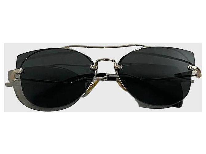 Gafas Miu Miu doradas Dorado - vista 3