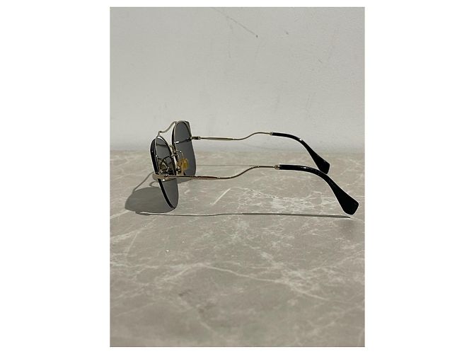 Gafas Miu Miu doradas Dorado - vista 5