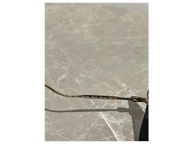 Gafas Miu Miu doradas Dorado - vista 8