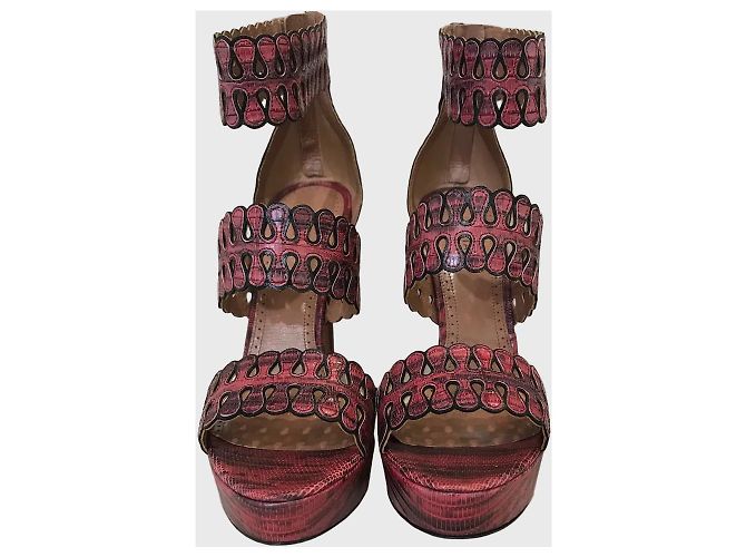 Alaïa Sandali Alaia rosa T.39 - vista 3