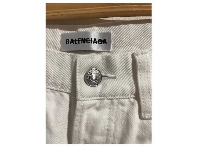 Vaqueros Balenciaga blancos T.29 - vista 5