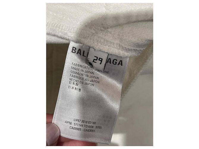 Vaqueros Balenciaga blancos T.29 - vista 7