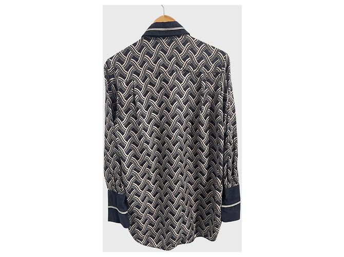 Camicia Victoria Beckham blu T.36 - vista 4