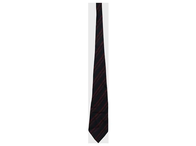 Cravatta Yves Saint Laurent nera Nero - vista 3