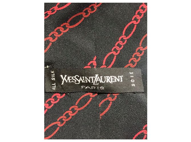 Cravatta Yves Saint Laurent nera Nero - vista 5