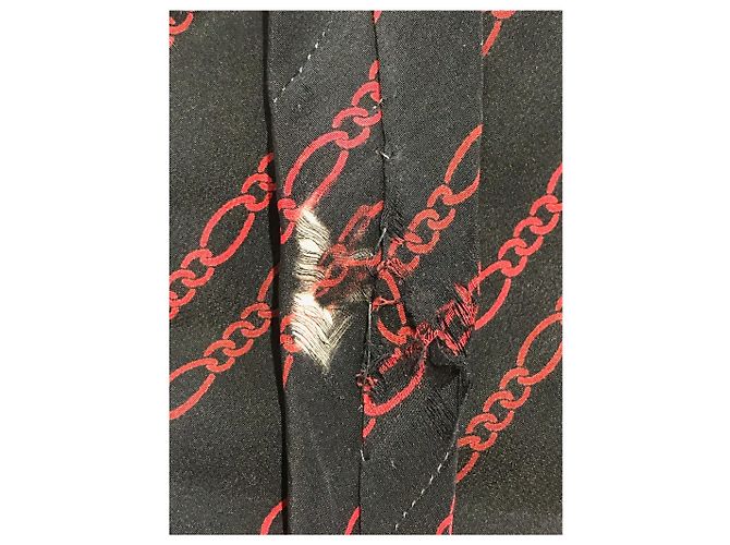 Cravatta Yves Saint Laurent nera Nero - vista 6