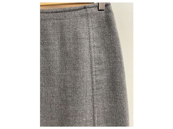 Jupe Prada grise T.38 Grey - view 2