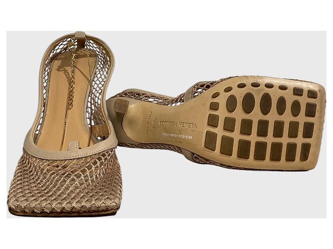 Sandali Bottega Veneta T.36,5 Beige - vista 4