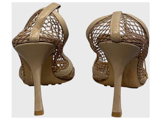 Sandali Bottega Veneta T.36,5 Beige - vista 5