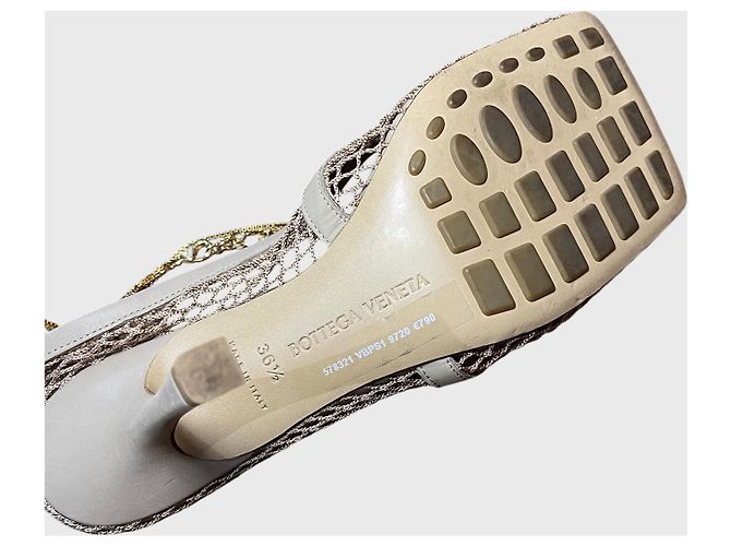 Sandali Bottega Veneta T.36,5 Beige - vista 7