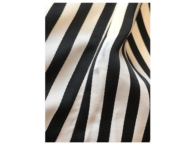 Camicia Victoria Beckham a righe T.34 Nero - vista 6