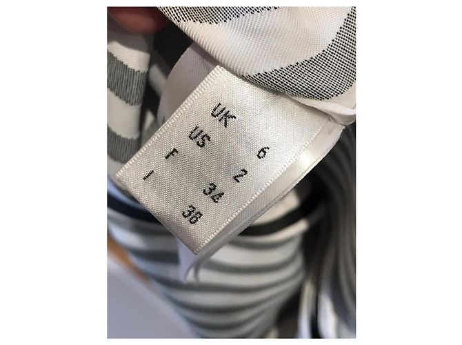 Camicia Victoria Beckham a righe T.34 Nero - vista 9