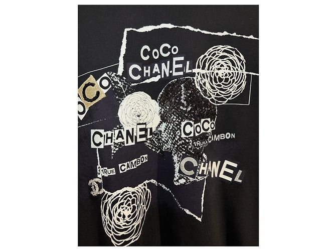 Sweatshirt Chanel preto T.XS - vista 2