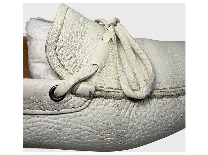 Bow Mocasines Prada blanco T.41 - vista 5