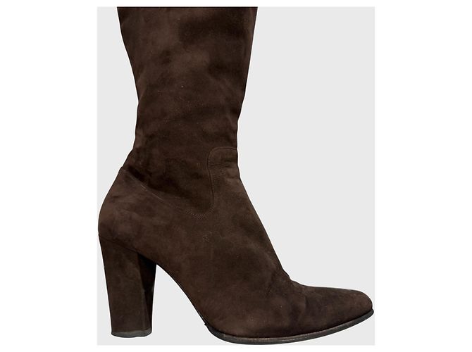 Autre Marque Botas Yves Saint Laurent marrón T.36,5 Castaño - vista 4
