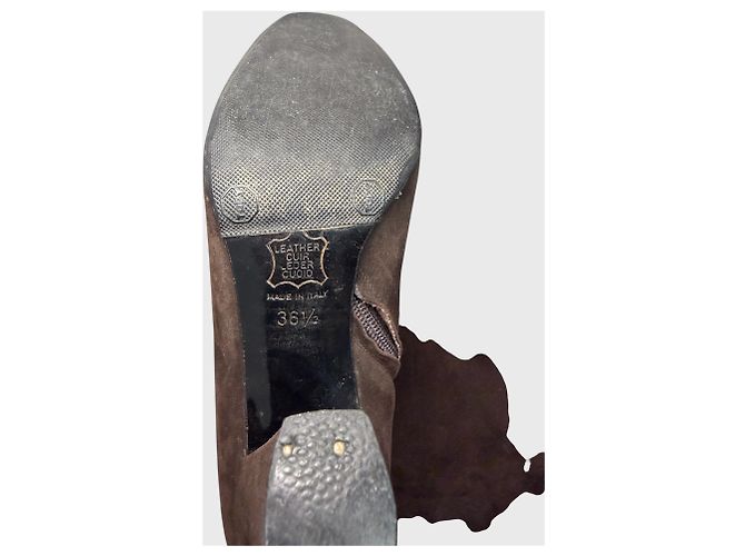 Autre Marque Botas Yves Saint Laurent marrón T.36,5 Castaño - vista 6