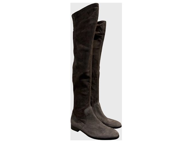 Sergio Rossi Stiefel grau T.37,5 - Ansicht 2