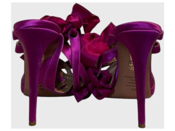 Sandali Aquazzura rosa T.38 - vista 6