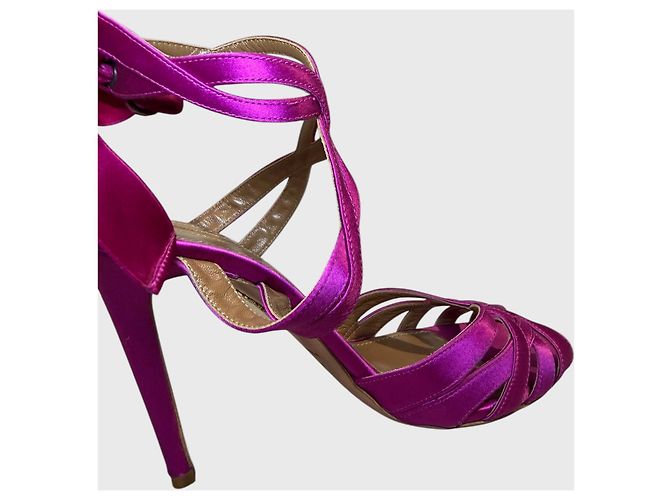 Sandali Aquazzura rosa T.38 - vista 7