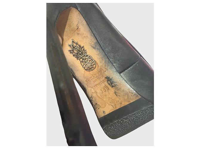 Stivaletti Aquazzura neri T.38,5 Nero - vista 7