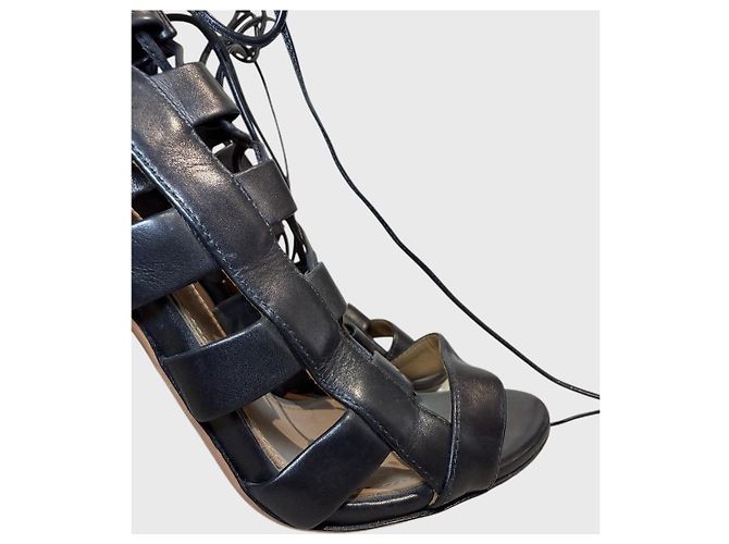 Sandali Aquazzura neri T.38 Nero - vista 5