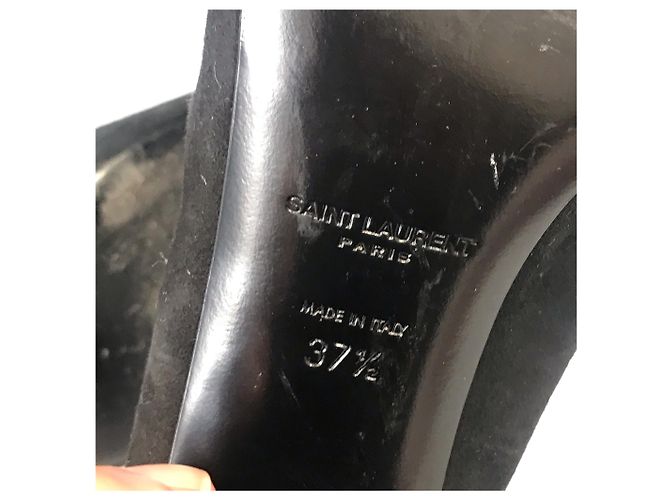 Autre Marque Sandali Saint Laurent T.37,5 Nero - vista 7