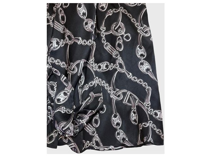 Triomphe Céline Celine Kleid schwarz T.38 - Ansicht 3