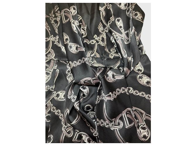 Triomphe Céline Celine Kleid schwarz T.38 - Ansicht 5