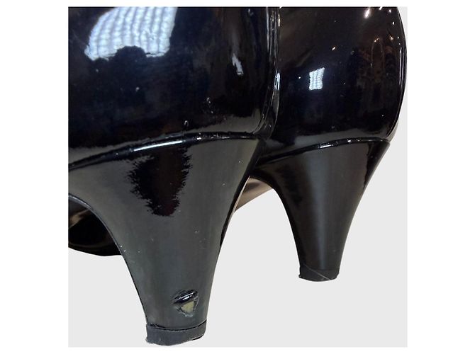 Décolleté Yves Saint Laurent neri T.38,5 Nero - vista 10