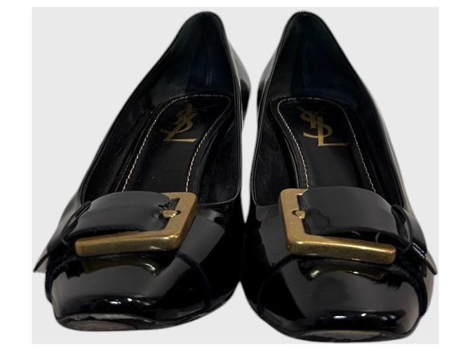 Décolleté Yves Saint Laurent neri T.38,5 Nero - vista 2