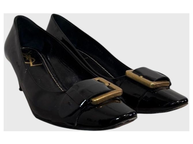 Décolleté Yves Saint Laurent neri T.38,5 Nero - vista 4
