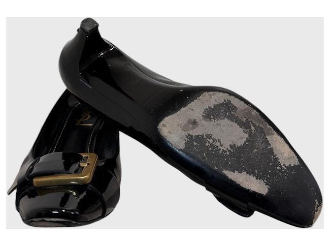 Décolleté Yves Saint Laurent neri T.38,5 Nero - vista 5
