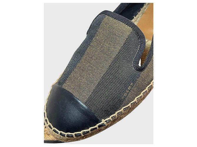 Espadrilles Fendi T.37 Schwarz - Ansicht 3