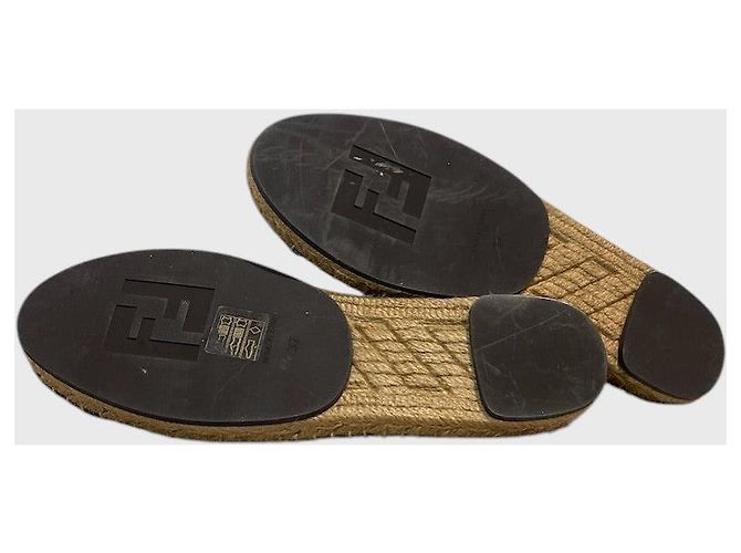 Espadrilles Fendi T.37 Schwarz - Ansicht 6