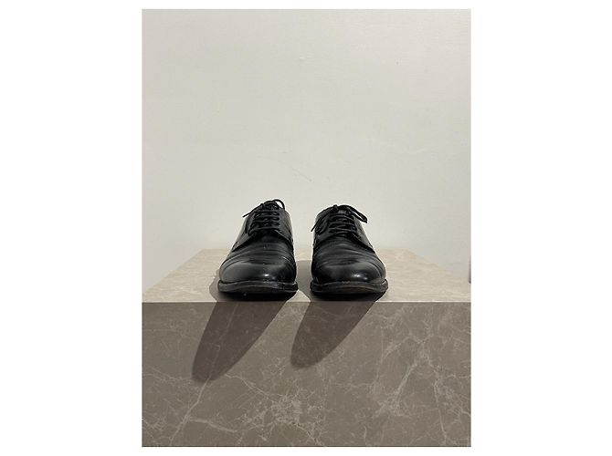 Autre Marque Derby Saint Laurent nere T.38,5 Nero - vista 2