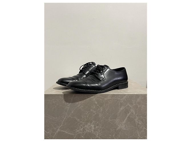 Autre Marque Derby Saint Laurent nere T.38,5 Nero - vista 3