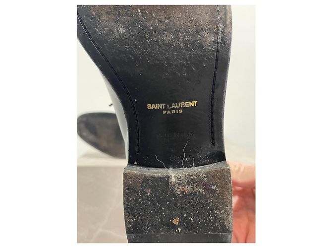 Autre Marque Derby Saint Laurent nere T.38,5 Nero - vista 8