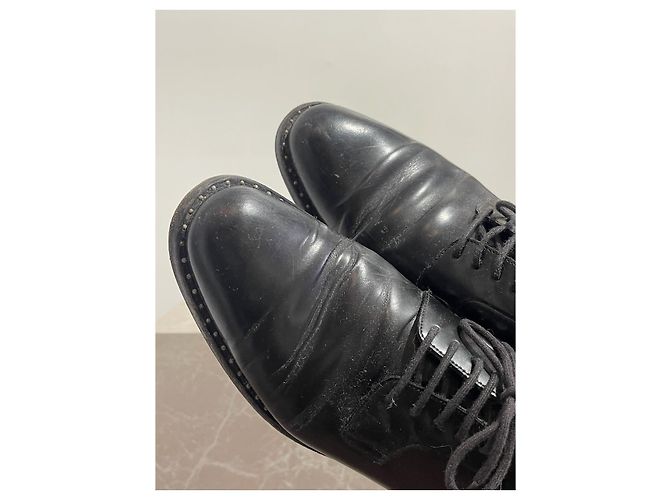 Autre Marque Derby Saint Laurent nere T.38,5 Nero - vista 9