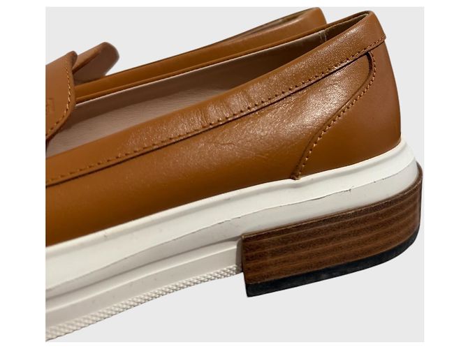 Mocassini Tod's camel T.35 Cammello - vista 5