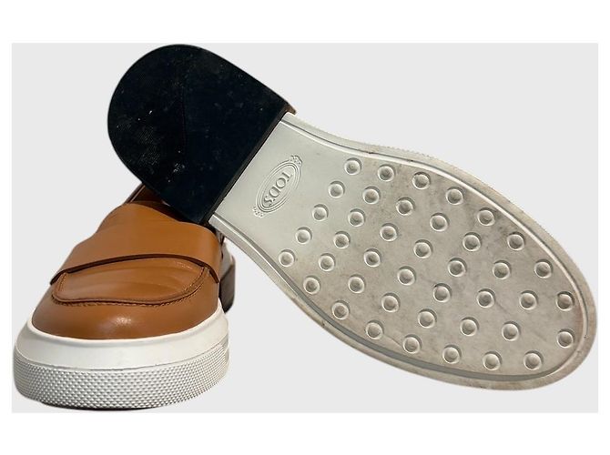 Mocassini Tod's camel T.35 Cammello - vista 8