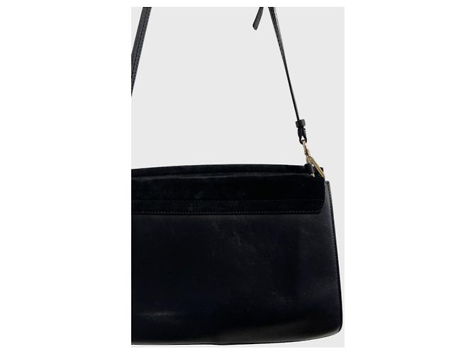 Borsa a mano Chloé Faye in pelle nera Nero - vista 5