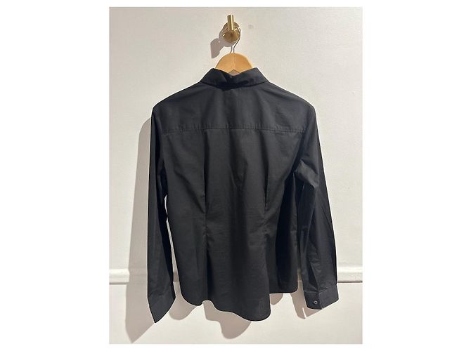 Camicia Burberry nera T.M Nero - vista 3