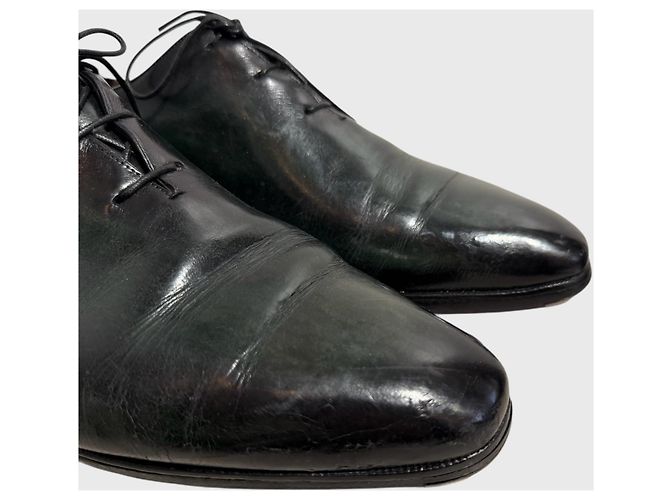 Scarpe Richelieu Berluti verdi T.44,5 Verde - vista 3