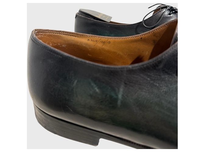 Scarpe Richelieu Berluti verdi T.44,5 Verde - vista 6