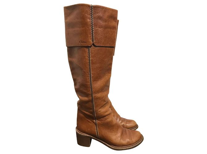 Chloé Stiefel camel T.36 Kamel - Ansicht 10